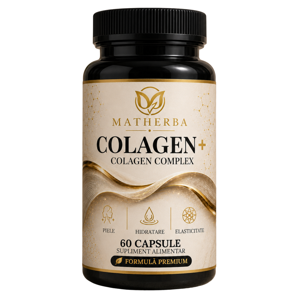 COLAGEN+ Complex MATHERBA - colagen marin cu acid hialuronic și vitamina C