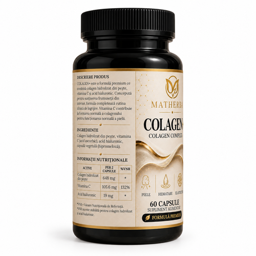 Supliment cu colagen marin hidrolizat COLAGEN+ Complex MATHERBA